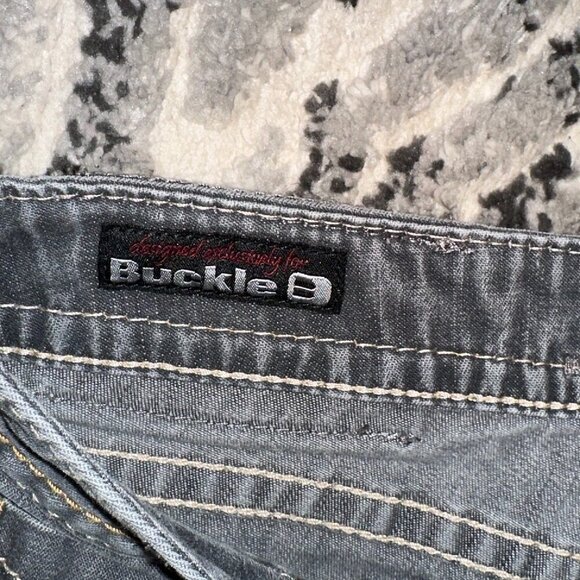 Buckle Sardinia Bootcut Gray Jeans Women Size 30x34 - Picture 6 of 14